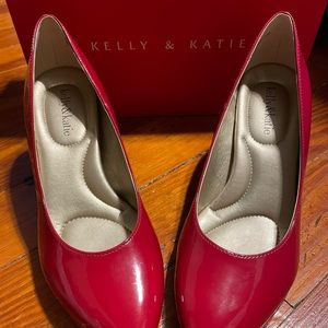 👠 Red Hot 👠 Kelly & Katie Heels 👠 Pumps Shoes